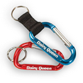 Carabiner with Strap and Split Ring